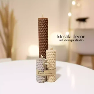 شمع بیزوکس دکوری ست 3 عددی