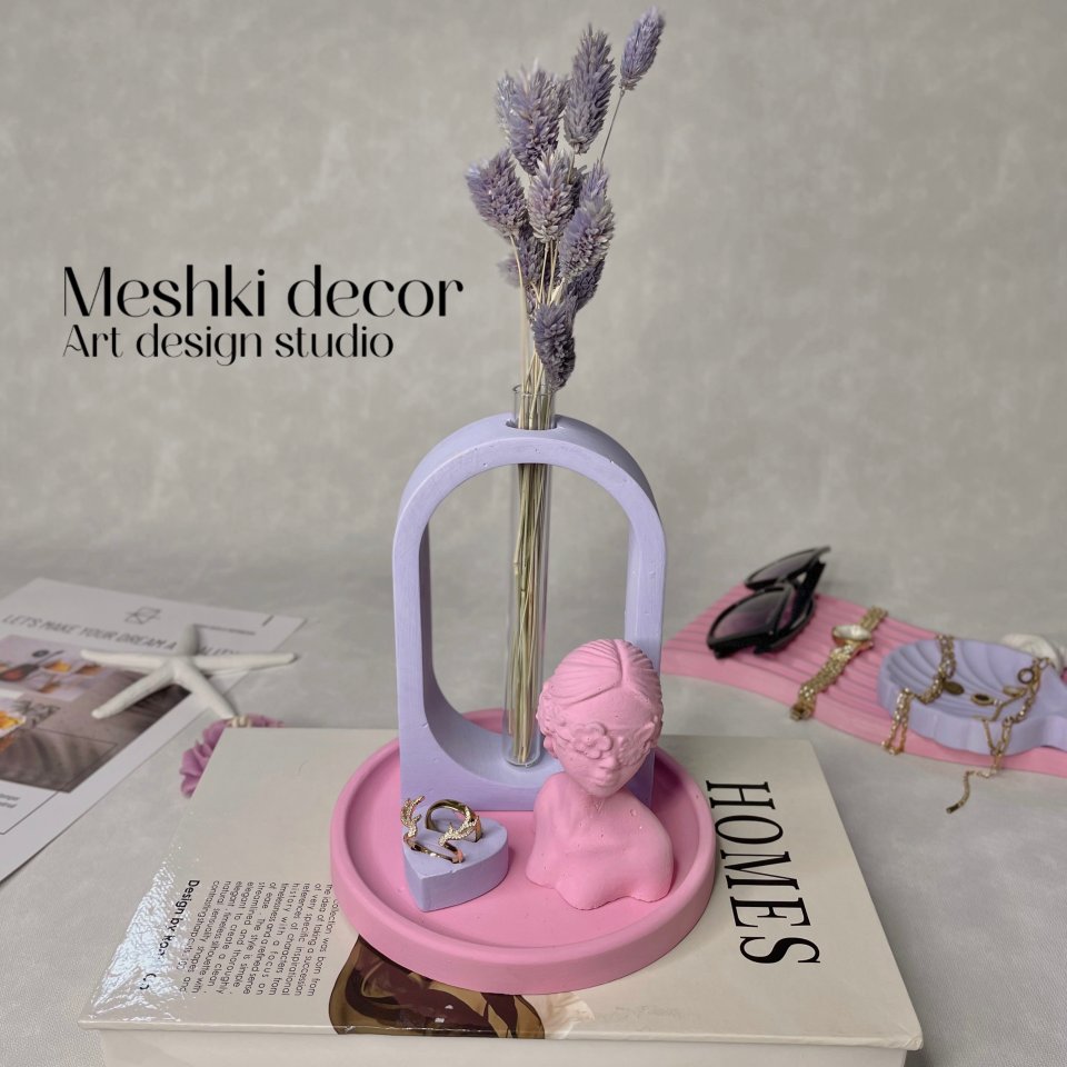 ست رومیزی صورتی یاسی