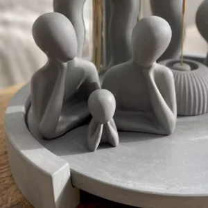ست دکوری طوسی تیره روشن مدل پدیده