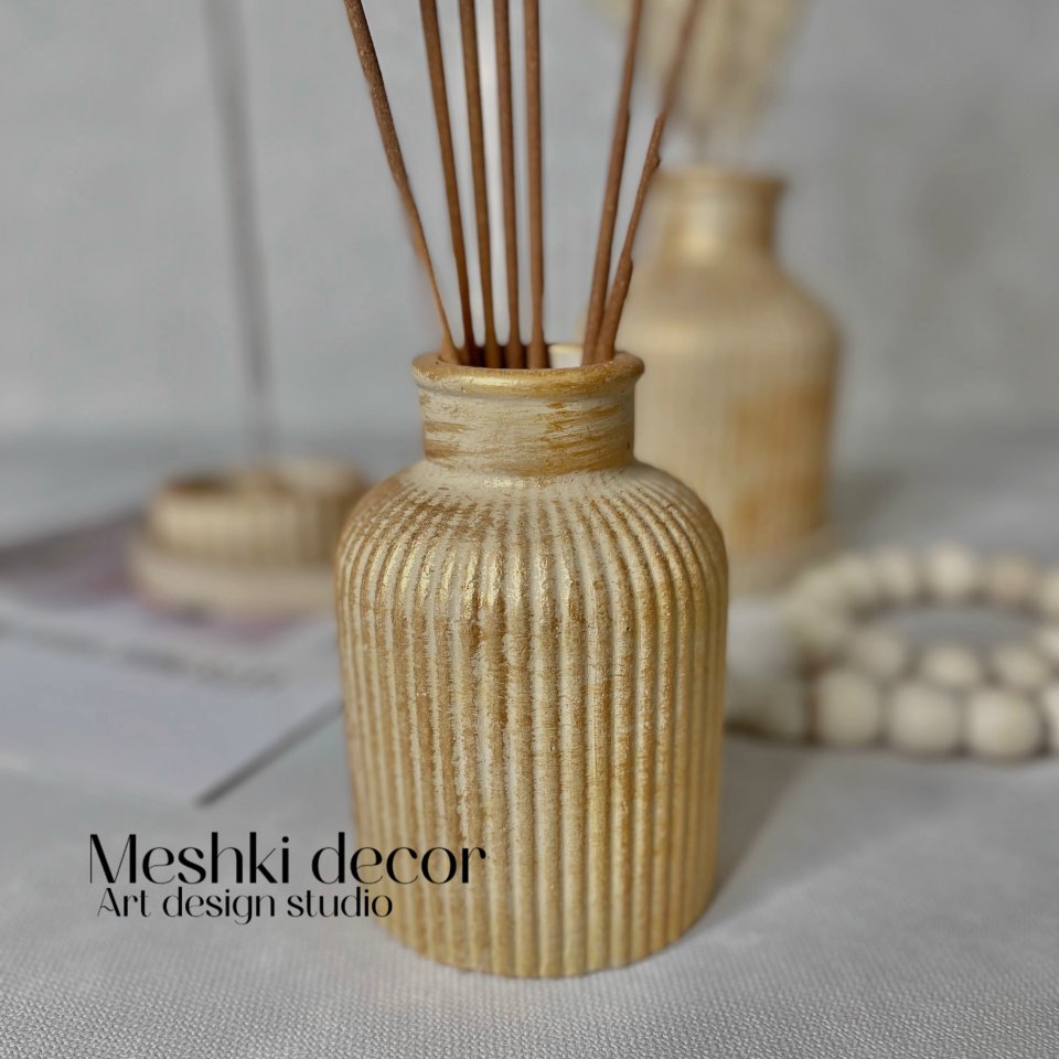 گلدان مراکشی طلایی