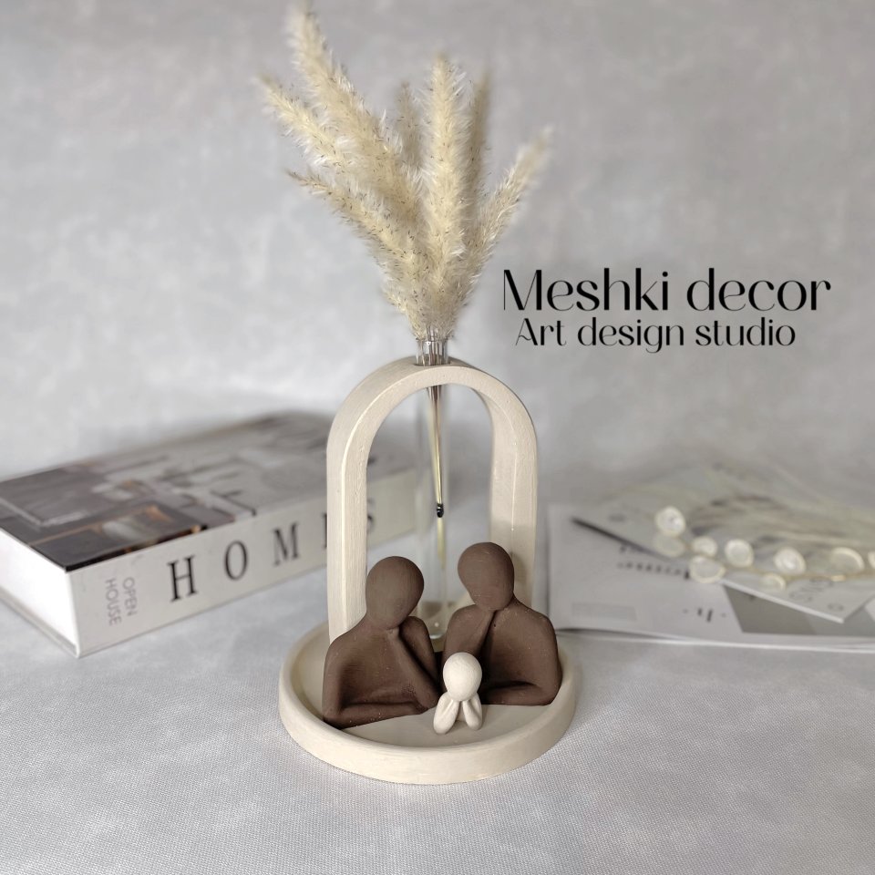 ست رومیزی مینیمال مدل خانواده