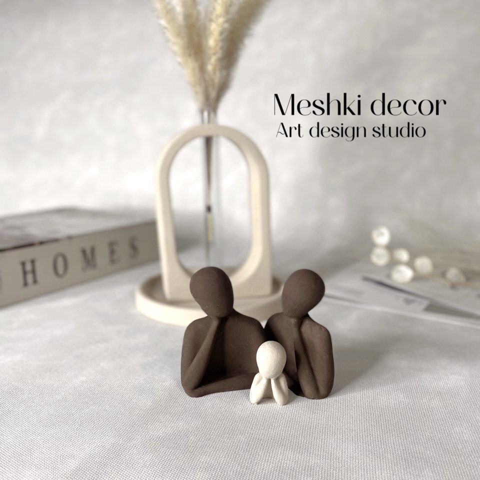 ست رومیزی مینیمال مدل خانواده