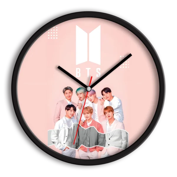 ساعت دیواری و رومیزی طرح بی تی اس