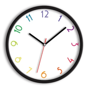 ساعت دیواری و رومیزی طرح مینیمال کودکانه