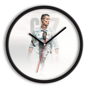 ساعت دیواری ـ رومیزی طرح کریستین رونالدو