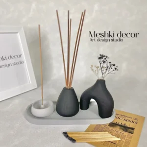 ست جا عودی رومیزی مدل آراد