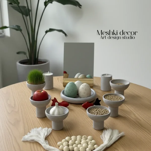 هفت‌سین مدرن مدل پایه‌دار  