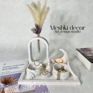 ست دکوراتیو جاجواهری مینیمال مدل الهه