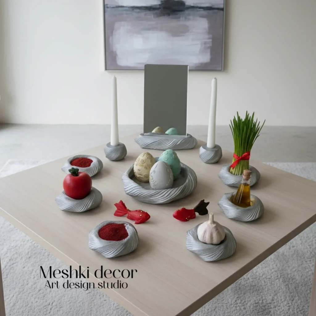 هفت‌سین لاکچری مدل گیسو  