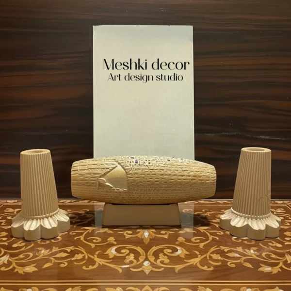 ست آینه و شمعدان کلاسیک مدل منشور کوروش