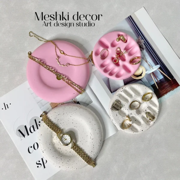 سینی جا جواهری و جا انگشتری پینترستی مدل سوگول  