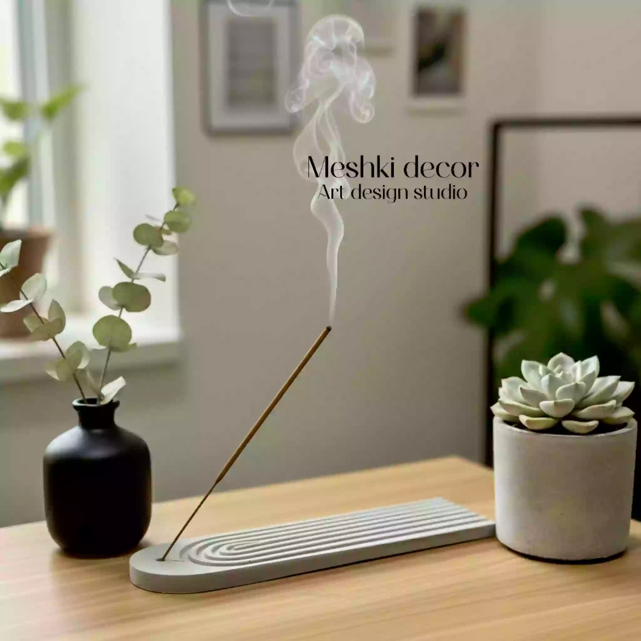 عود سوز رومیزی شیار دار مدل گنبدی