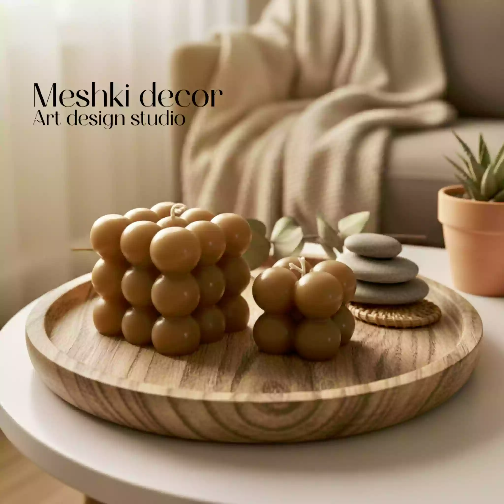 شمع روبیک ست بزرگ و کوچک