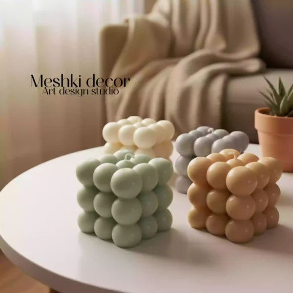 شمع روبیک ست بزرگ و کوچک