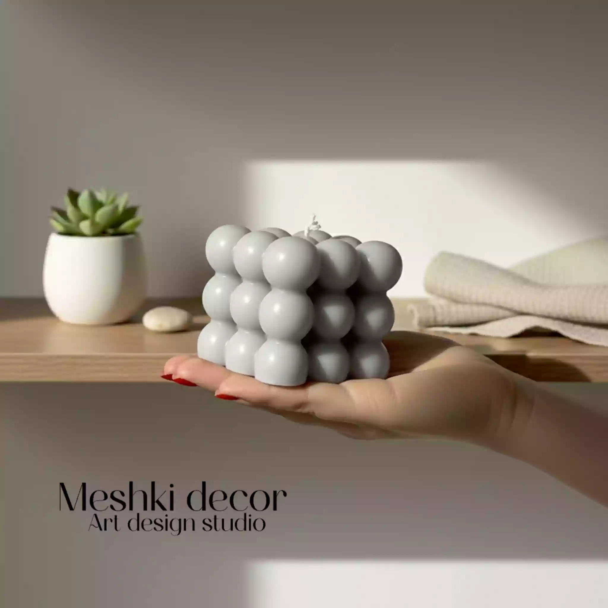 شمع روبیک ست بزرگ و کوچک