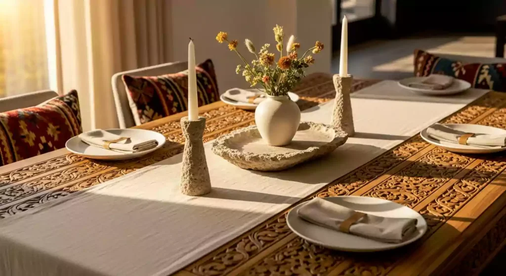 ایده‌های دکوراسیون رومیزی شیک برای منزل مدرن