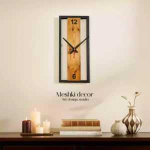 ساعت دیواری چوبی مدل کلاسیک