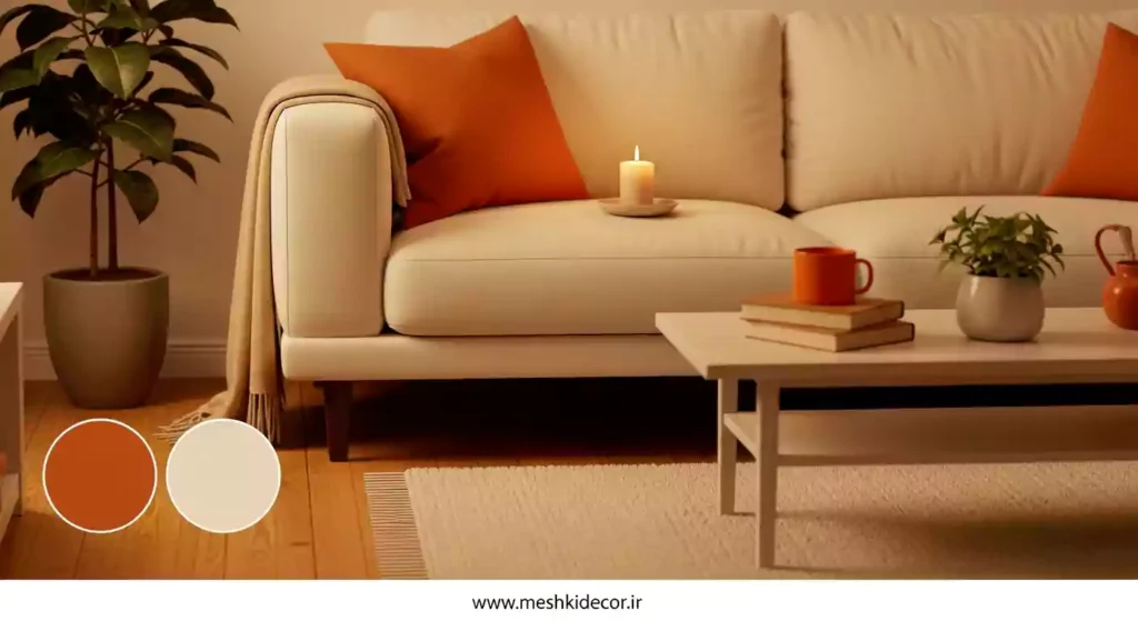 تم رنگی برای دکوراسیون منزل مینیمال