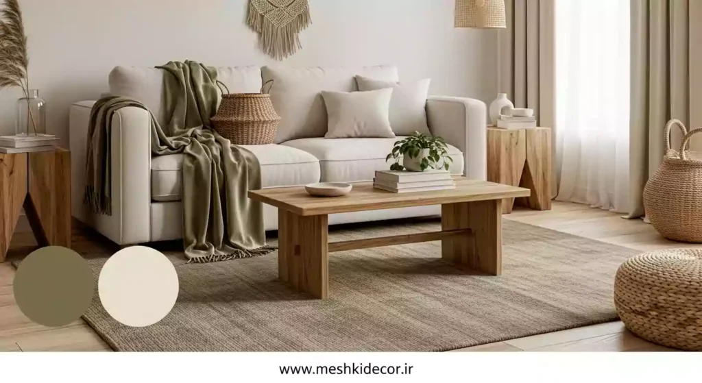 تم رنگی برای دکوراسیون منزل مینیمال