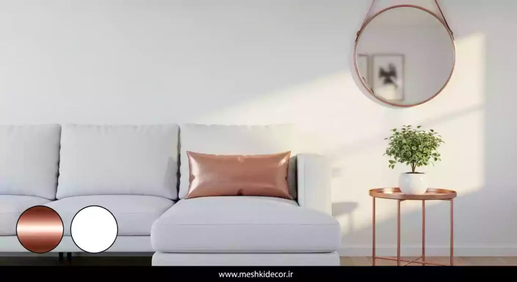 تم رنگی برای دکوراسیون منزل مینیمال