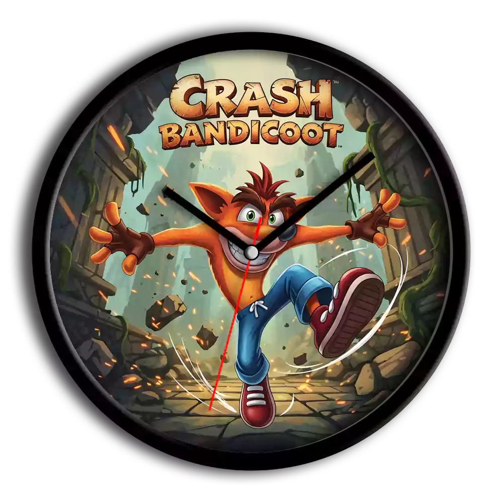 ساعت دیواری و رومیزی گیمینگ مدل کراش بندیکوت