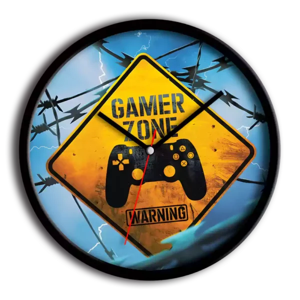 ساعت دیواری و رومیزی گیمینگ مدل gamer zone