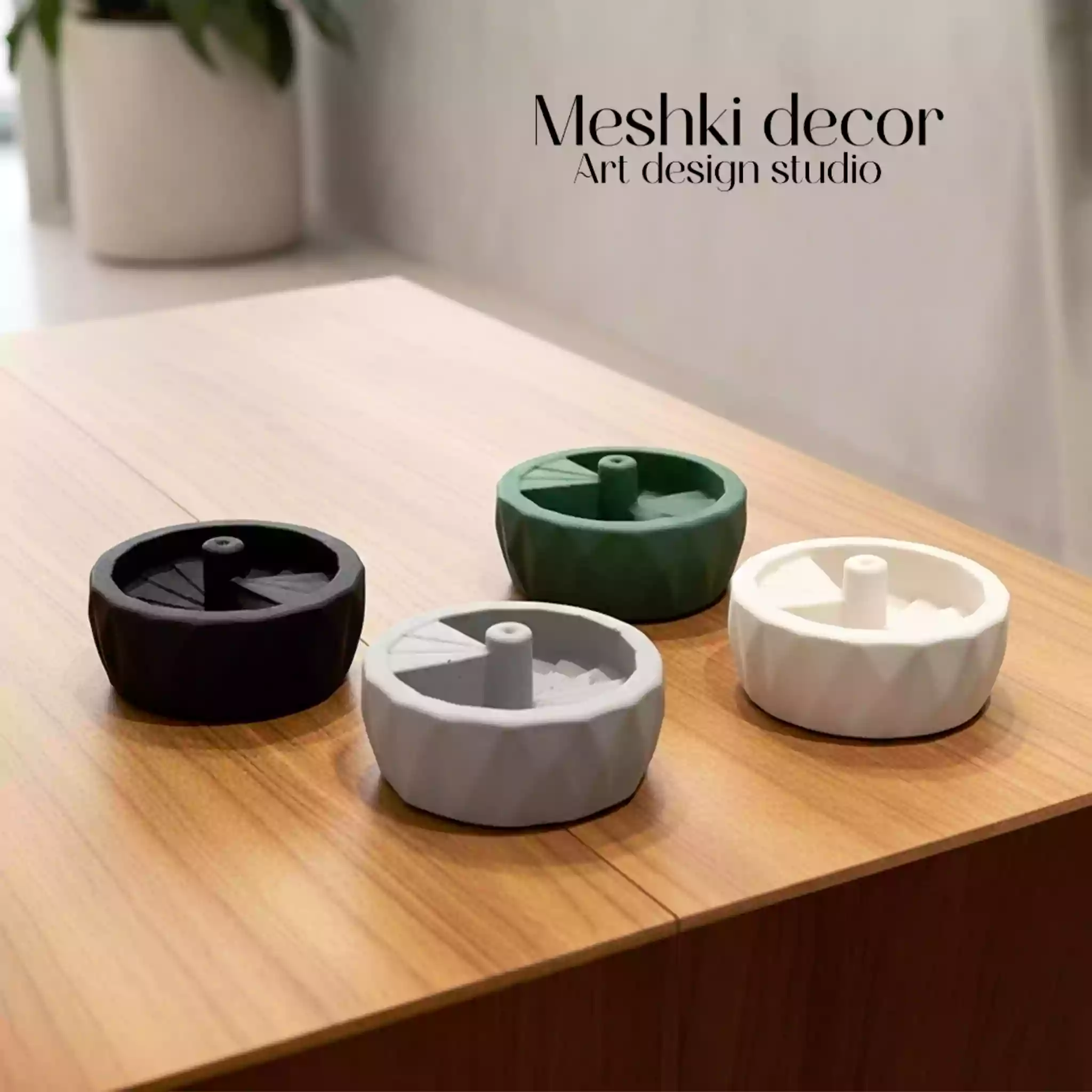 عود سوز سنگ مصنوعی مدل پله گرد