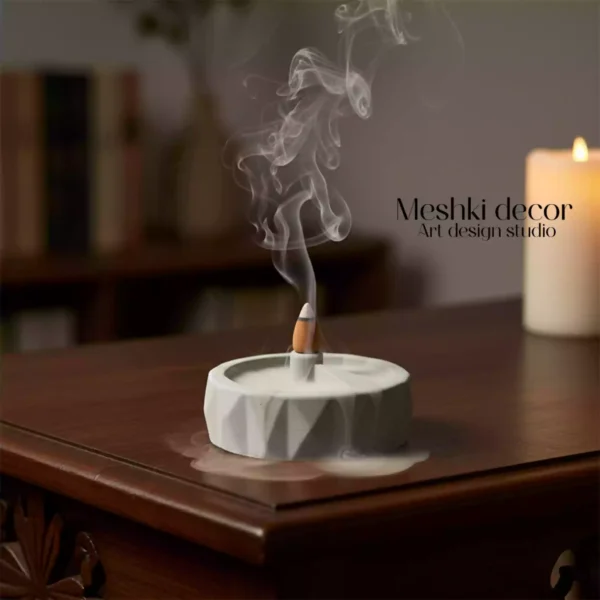 عود سوز سنگ مصنوعی مدل پله گرد