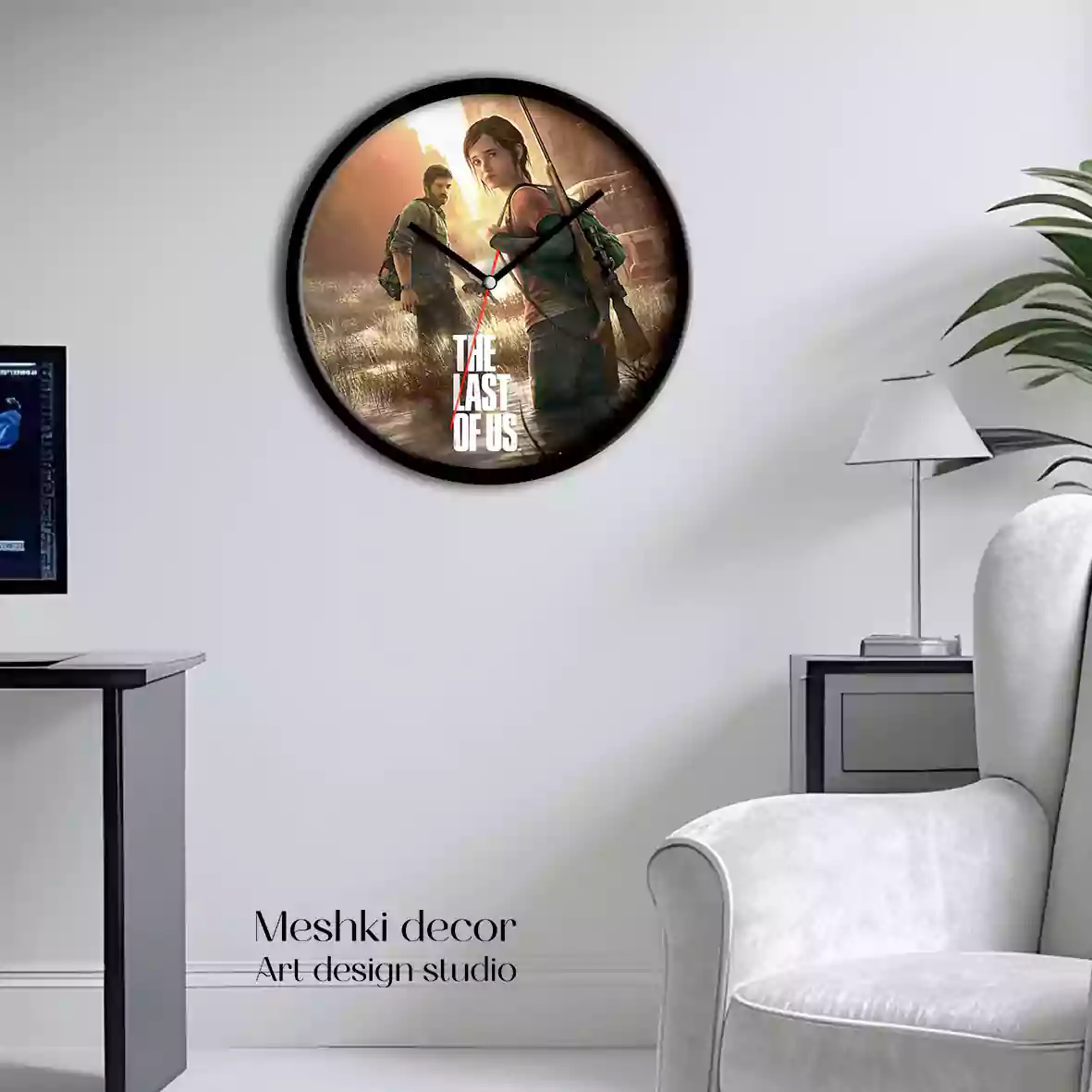 ساعت دیواری و رومیزی گیمینگ طرح لست آف آس