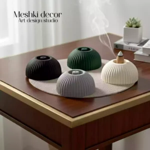 عود سوز سنگ مصنوعی مدل گنبدی شیار دار