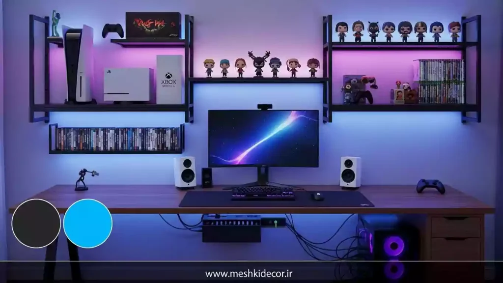 چیدمان دکور اتاق گیمینگ