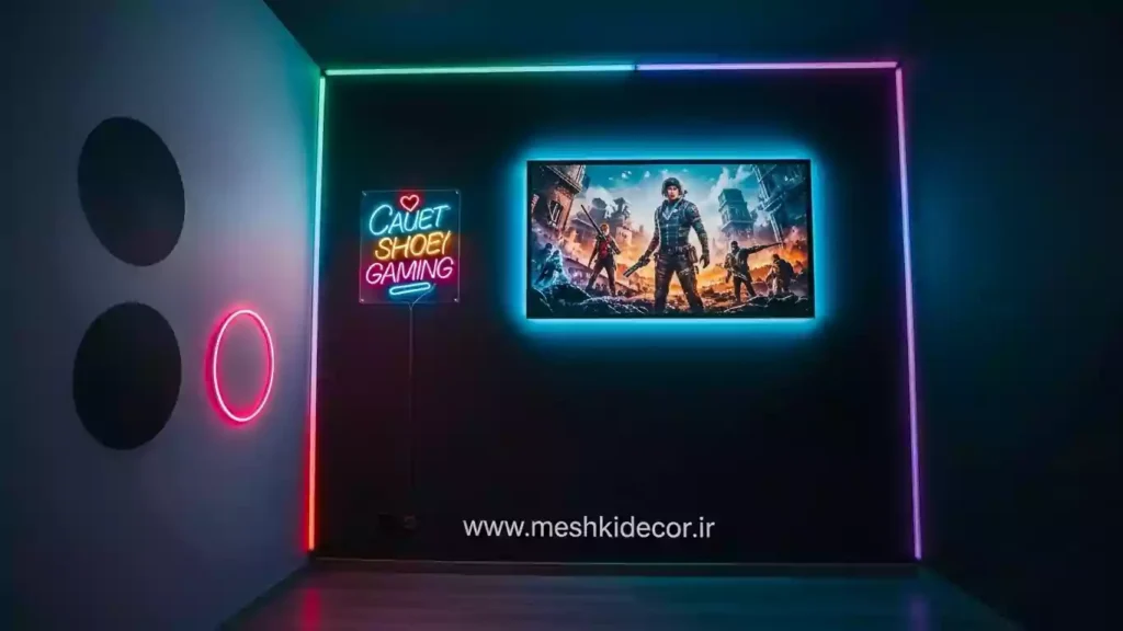 چیدمان دکور اتاق گیمینگ
