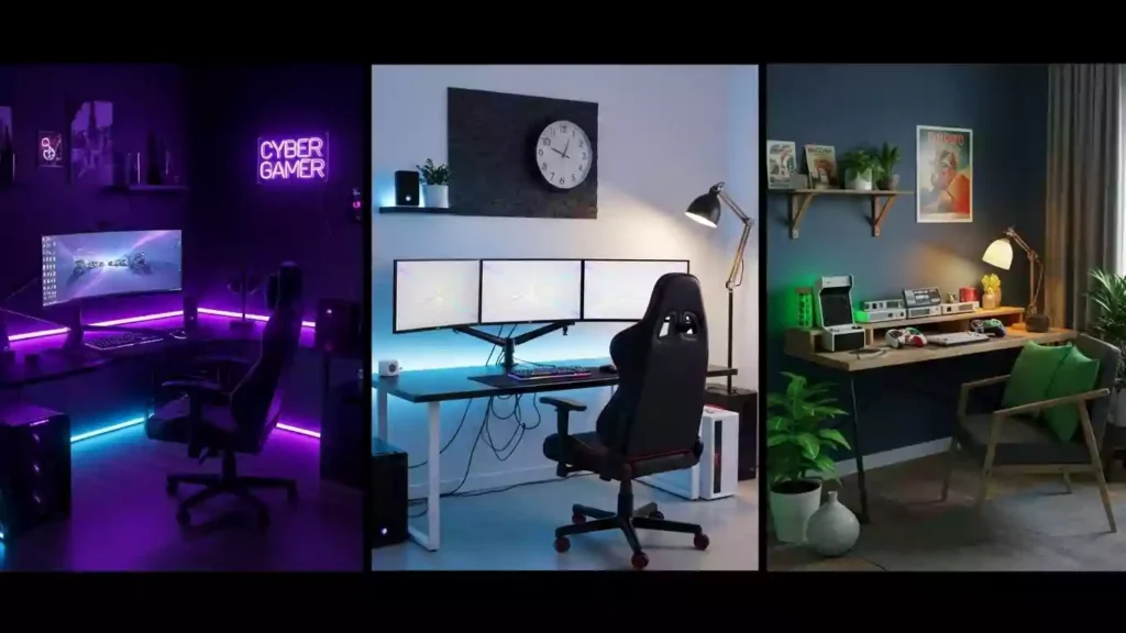 چیدمان دکور اتاق گیمینگ