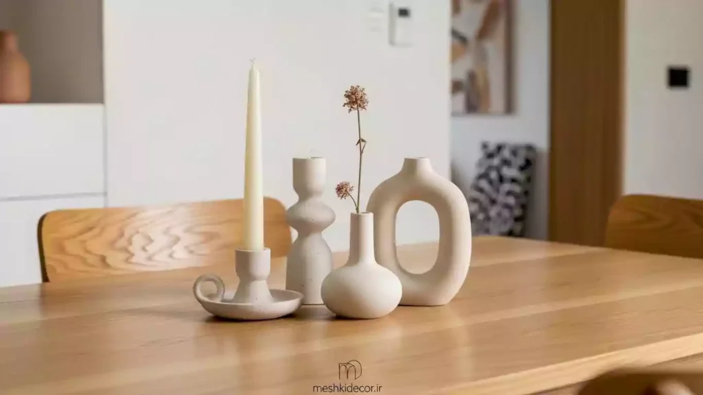 وسایل دکوری دست‌ساز برای رومیزی