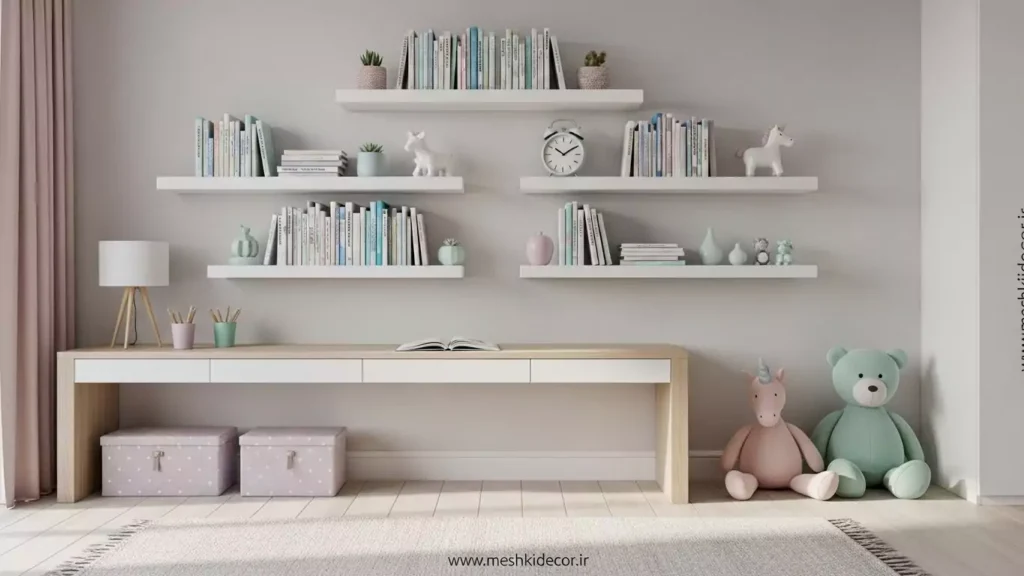 ایده‌های دکوراسیون اتاق کودک دخترانه مدرن